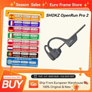 SHOKZ OpenRun Pro 2 S820/S821 casque de sport écouteurs à oreille ouverte Bluetooth 5.3 Microphone antibruit IP55 étanche
