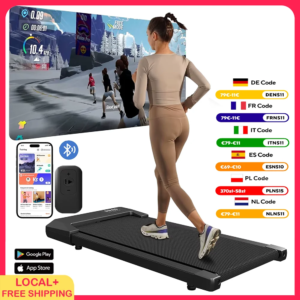 Tapis roulant 300lbs pour la maison 2,5hp tapis roulant tapis de marche LCD affichage numérique des données 2in1 marche course Fitness exercice Machine
